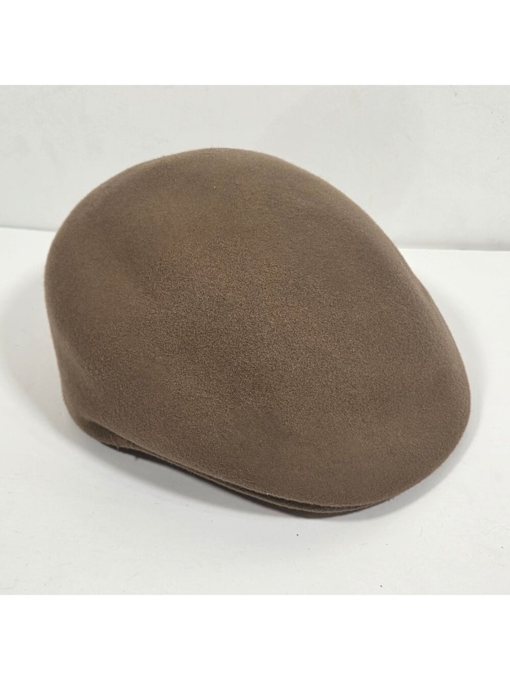 Henschel Hat Co Soft Felt Darby Flat Cap Brown NWT Men’s Medium